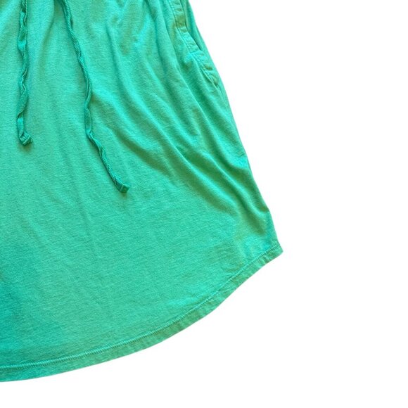 Michael Stars Valerie Green Short Sleeve Dress Stretch Tie Waist Size Medium - Picture 6 of 13